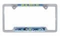 Tweety Sylvester Chrome Open License Plate Frame