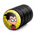 Teen Titans Go Robin Tire Rim Wheel Aluminum Valve Stem Caps
