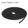 Uxcell Foam Rubber Weather Seal Strip 7mm 9 32 Diameter 3 5 Meters 11 48ft Long Round Epdm For Diy Gasket Warehouse Pads Tubing