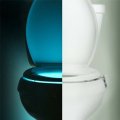 Light Sensor Toilet Bowl Bathroom Night Led 8 Color Lamps Motion Activated Light Waterproof