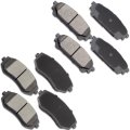 Brake Pad Sets 8pcs For Saab 9-2x 2005-2006 For Subaru Forester 2004-2008 Impreza 2004-2007 D929 D1004 