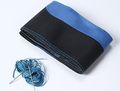 Follicomfy Car Steering Wheel Cover Universal Leather Anti Slip Auto Stitch On Wrap 15 Black Blue