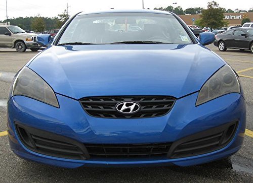 Precut Vinyl Tint Cover For 2010-2012 Hyundai Genesis Coupe Headlights 20 Dark Smoke