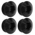 10an 5 8in Orb Port Plugs Pack Of 4 Includes O Ring Aluminum Alloy Leakproof Sealed Socket Plug 