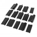 Flexible Contour Sanding Block 14 Pack Rubber Pad Kit For Woodworking And Automotive Includes Tadpole Horn Angle Shapes In 
