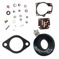 Cylinman 2pc Carburetor Repair Kit With Float Fit For Johnson Evinrude 396701 20 25 28 30 40 45 48 50 60 70 75 Hp Rebuild Set