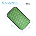 Auceli Car Center Console Pad Shiny Armrest Storage Box Mat Anti-scratch Central Seat Cushion Protector Cover Four Seasons