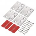 Uxcell Thin Cabinet Door Magnetic Catch Stainless Steel Latch Hardware 4pcs