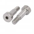 Uxcell 5pcs 304 Stainless Steel Hex Socket Shoulder Bolt 6mm Dia 12mm Length M5 Thread