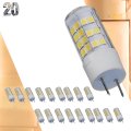Satco S12325 4 5w T6 Led Bulb A 430 Lumens 5000k Natural Light G8 Base Clear Finish 1 77 Length Dimmable 35w Incandescent 