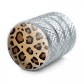 Leopard Print Animal Spots Tire Rim Wheel Aluminum Valve Stem Caps