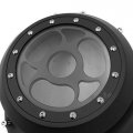 Httmt Mt313-01a- Black See Through Engine Clutch Cover Compatible With Suzuk Gsxr1300 Hayabusa 1999-2013 B-king 2008-2009 Glass