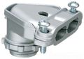 Arlington Industries 84690 90 Degree Zinc Die-cast Duplex Connector With Twin Screw Strap Secures Into 1 2 Inch Knockout A 
