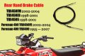 Trx 450 Rear Hand Brake Cable Replace For Honda Foreman 400 Trx450es Trx450fe Trx450fm Trx450s Trx400 1998-2004