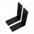 Black Steel 6 X 8 Countertop Support Brackets Mantel Corbel Lot L Shelf 3