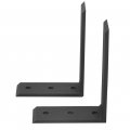 Black Steel 6 X 8 Countertop Support Brackets Mantel Corbel Lot L Shelf 3