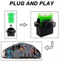 T10 194 168 Led Light Bulbs Green Dash Instrument Panel Gauge Cluster Dashboard Lights 10 Pieces Per Set For Cars And Trucks