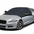 Econour Windshield Snow Cover With Side Mirror Universal Fit Protection From Ice Frost Windproof For Car All Weather 
