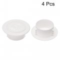 Uxcell Round Vent Cover Abs Plastic Adjustable Air White For 2 4 8 Diameter Hole 4pcs