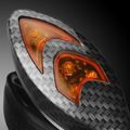 2x 10mm Motorcycle Accessories Black Racing 23 Led Turn Signal Light Indicator Lens Blinker Universal For Suzuki Honda Kawasaki