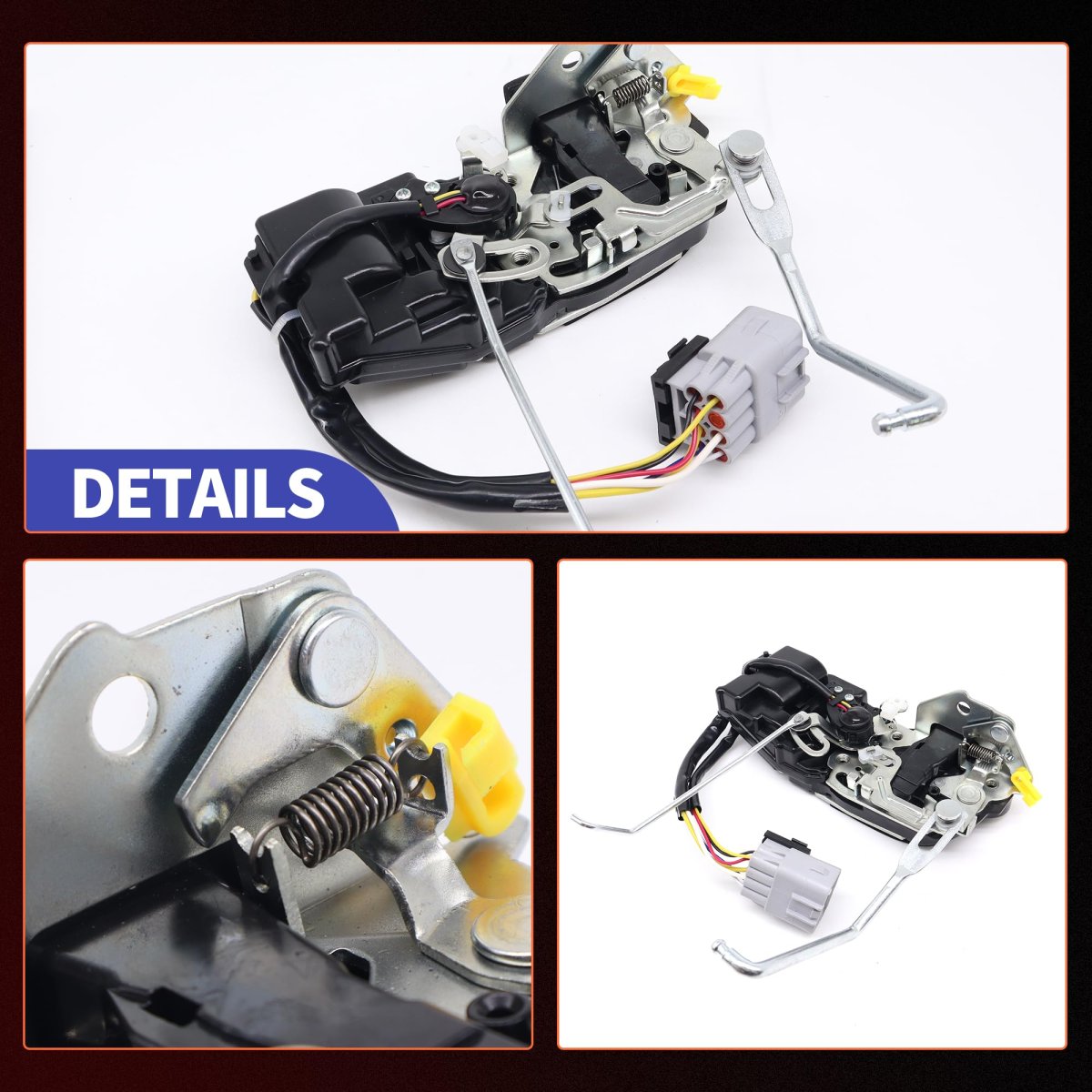 Front Driver Left Side Door Lock Actuator Motor 69040-04010 For Toyota Tacoma 1998-2004 Pickup Extended Standard And Crew Cab