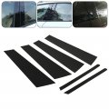 Topteng 6pcs Car Window Pillar Posts Cover Trim Fit For Honda Civic 2006-2011