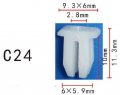 Autobahn88 Compatible With Locking Nut Clip For Gm Oem Pack Of 20
