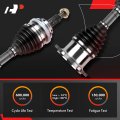 Pair 2 Rear Cv Axle Shaft Assembly For Mazda Miata 1990-1993 L4 1 6l 4-wheel Abs Driver And Passenger Side Replace M09025500r00