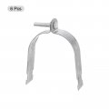 Uxcell 3-1 2 Emt Strut Clamps Steel For Rigid Conduit And Pipe 6pcs Universal With Bolt Nut