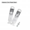 Uxcell 3-1 2 Emt Strut Clamps Steel For Rigid Conduit And Pipe 6pcs Universal With Bolt Nut