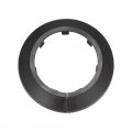 Uxcell Pipe Cover Decoration 63mm Pp Plastic Escutcheon Water Drain Line Black 10pcs