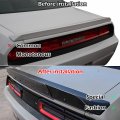 Rear Spoiler Wicker Bill For Dodge Challenger Srt Rt Sxt 2008-2014 Hellcat Scat Pack Models Includes Rivnut Tool Add-on Type