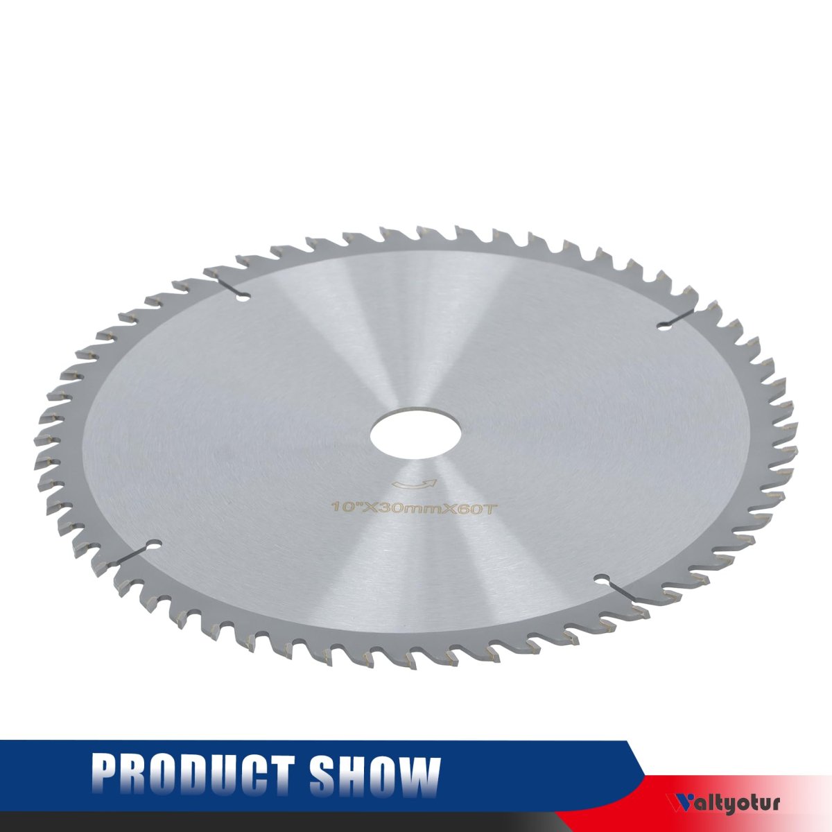 1pcs 10 Inch 60 Tooth Wood Cutting Disc Carbide Tipped Circular Saw Blade Fit For Plastic Metal Tile