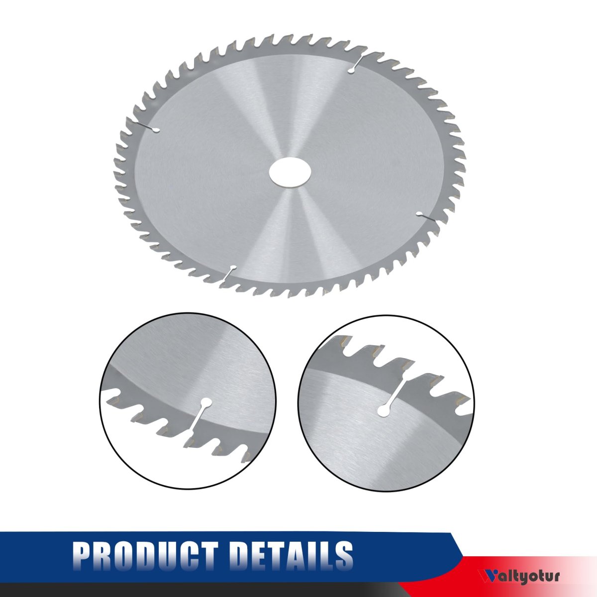 1pcs 10 Inch 60 Tooth Wood Cutting Disc Carbide Tipped Circular Saw Blade Fit For Plastic Metal Tile
