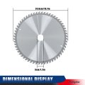 1pcs 10 Inch 60 Tooth Wood Cutting Disc Carbide Tipped Circular Saw Blade Fit For Plastic Metal Tile