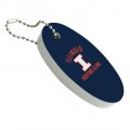 Graphics More University Of Illinois Official Logo Floating Keychain Oval Foam Fishing Boat Buoy Key Float