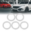 5pcs M14 Silver Tone Oil Drain Plug Gaskets For Hyundai Replace Part Number 21513-23001