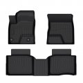 Cartist Floor Mats Custom Fit For Mitsubishi Outlander Phev 2023 2024 Accessories All Weather Liners Front 2nd Row Carpet 