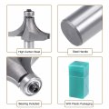 Uxcell Router Bit 1 2 Shank 1-1 Inch Cutting Dia Round Over Corner Flutes Carbon Steel For Woodworking Milling Cutter Tool