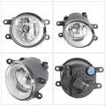 2-pack Fog Light Assembly Chrome Cover Switch Wiring Bulb Kit Replacement For Camry 2012-2014