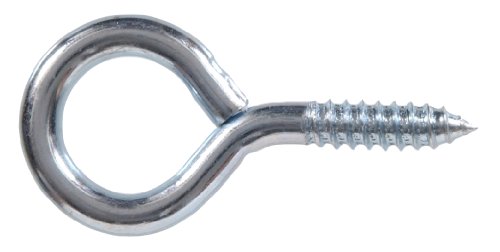 Zinc Plated Screw Eye 0 162 In X 1 9 16 Steel Loop Head Fasteners 5 Pack Model 851735