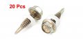 Uxcell Metal Hex Head Self-tapping Bolt Fastener Screws 5mm X 14mm 20pcs