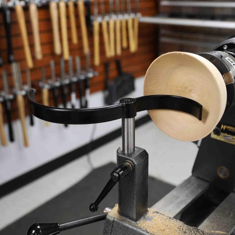 S Curved Tool Rest For Wood Lathe With 8 5 In And 2 Diameter Curves 1 Post 6 Length Htt-tr-sc85-6