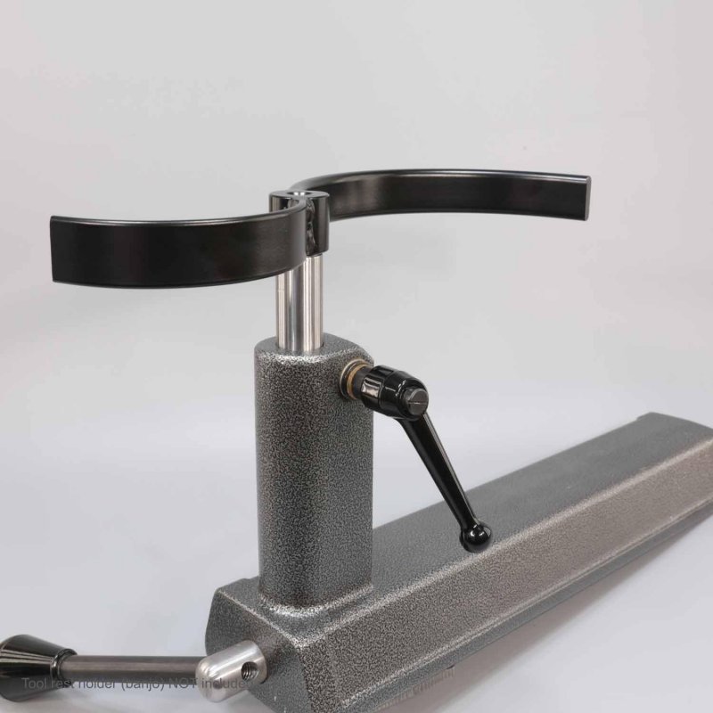 S Curved Tool Rest For Wood Lathe With 8 5 In And 2 Diameter Curves 1 Post 6 Length Htt-tr-sc85-6