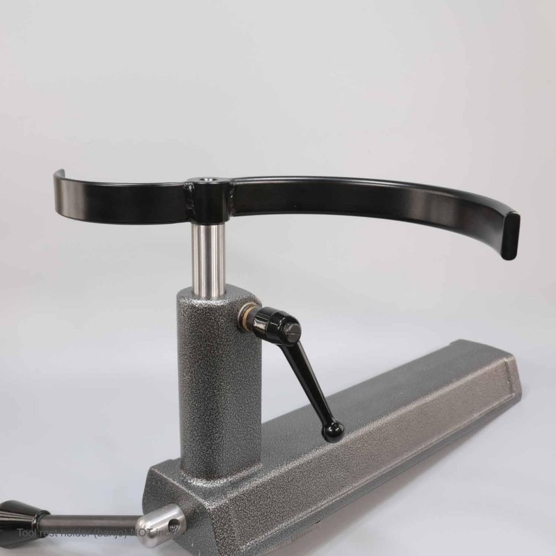 S Curved Tool Rest For Wood Lathe With 8 5 In And 2 Diameter Curves 1 Post 6 Length Htt-tr-sc85-6