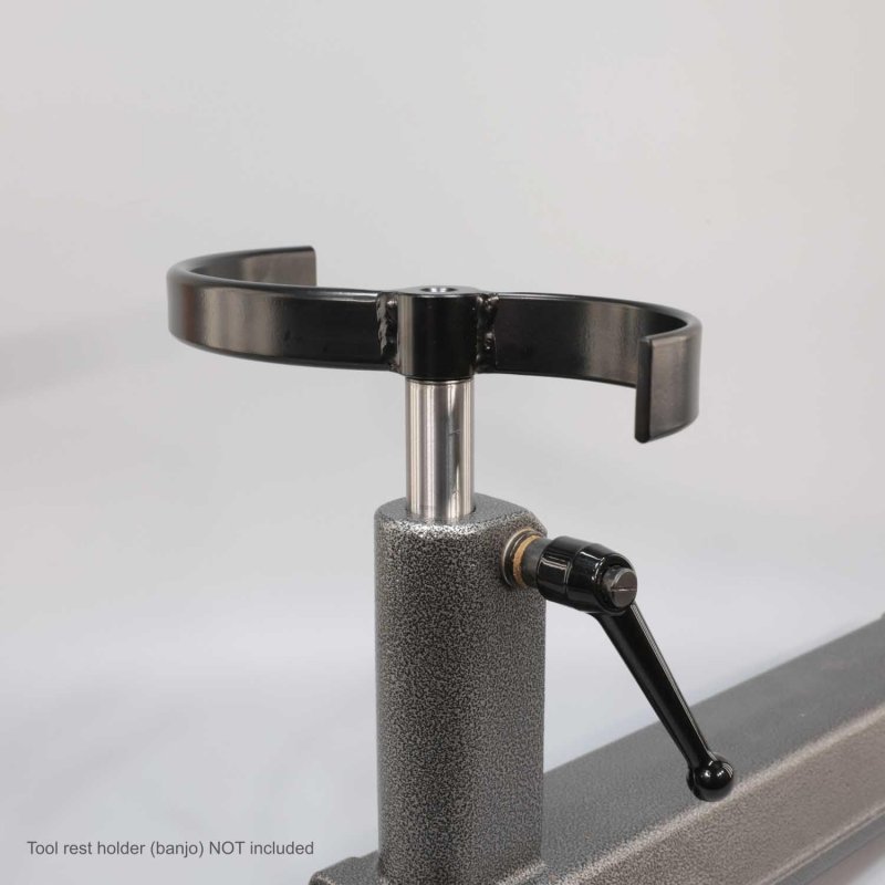 S Curved Tool Rest For Wood Lathe With 8 5 In And 2 Diameter Curves 1 Post 6 Length Htt-tr-sc85-6