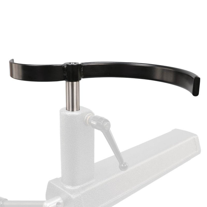 S Curved Tool Rest For Wood Lathe With 8 5 In And 2 Diameter Curves 1 Post 6 Length Htt-tr-sc85-6