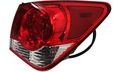 Evan Fischer Passenger Side Outer Tail Light Assembly For 2011-2015 Chevrolet Cruze 2016 Limited Body Mounted With Bulb 