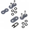 Caltric Grey O-ring Drive Chain Compatible With Ducati 1000 Monster S4r S4-r S2r S2-r 2003-2008