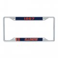 Desert Cactus University Of Illinois Fighting Illini U I Metal License Plate Frame For Front Or Back Car Officially Licensed 